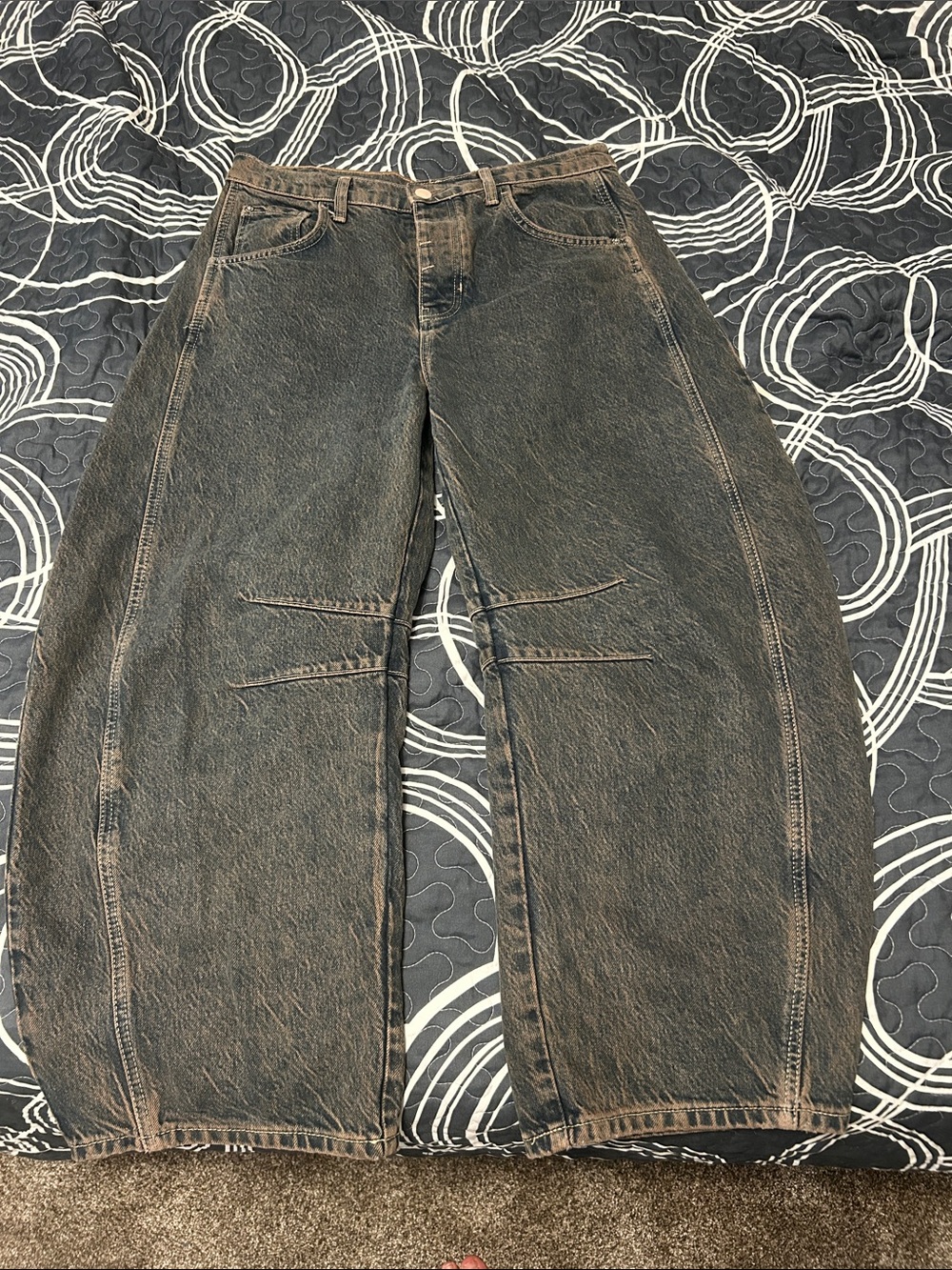 We The Free Relaxed Barrel Jeans Lost in the Desert